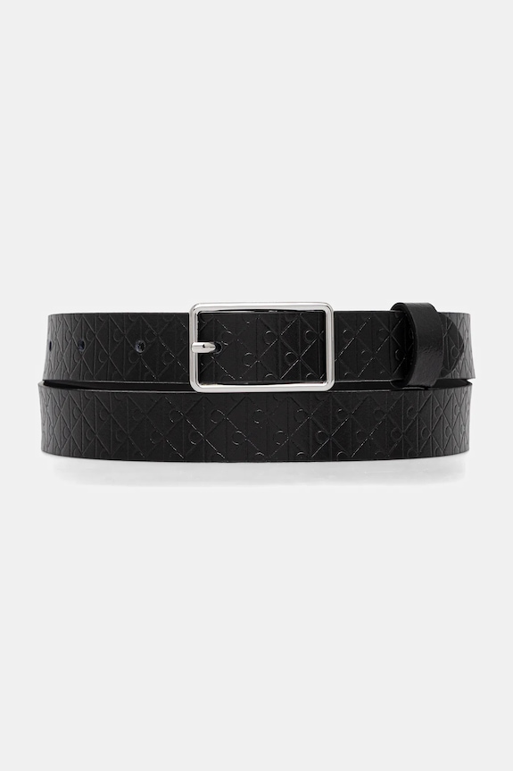Calvin Klein pasek skórzany czarny LV04F7049G
