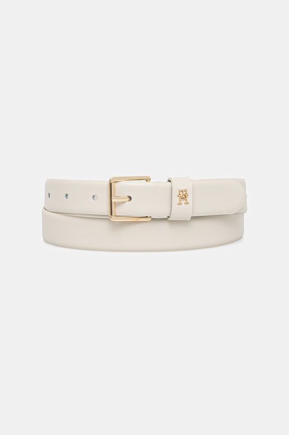 Tommy Hilfiger opasok dámsky kožený béžová AW0AW17756