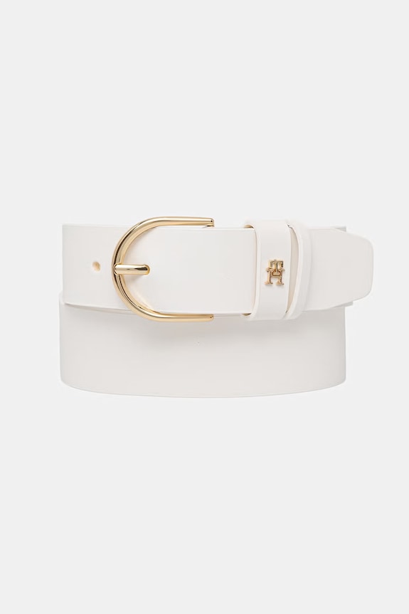 Tommy Hilfiger cintura da donna in pelle bianco AW0AW17757