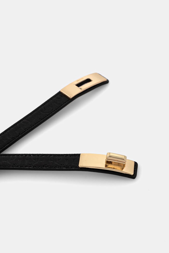 Guess pasek IDRA BW9308.P5420 czarny AW25