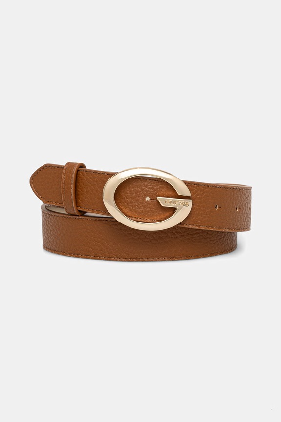 Pásek Guess CAMDEN hnědá BW9306.P5430