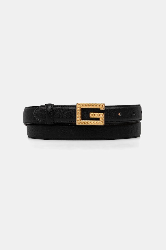 Opasok Guess imitácia kože čierna BW9275.P5425