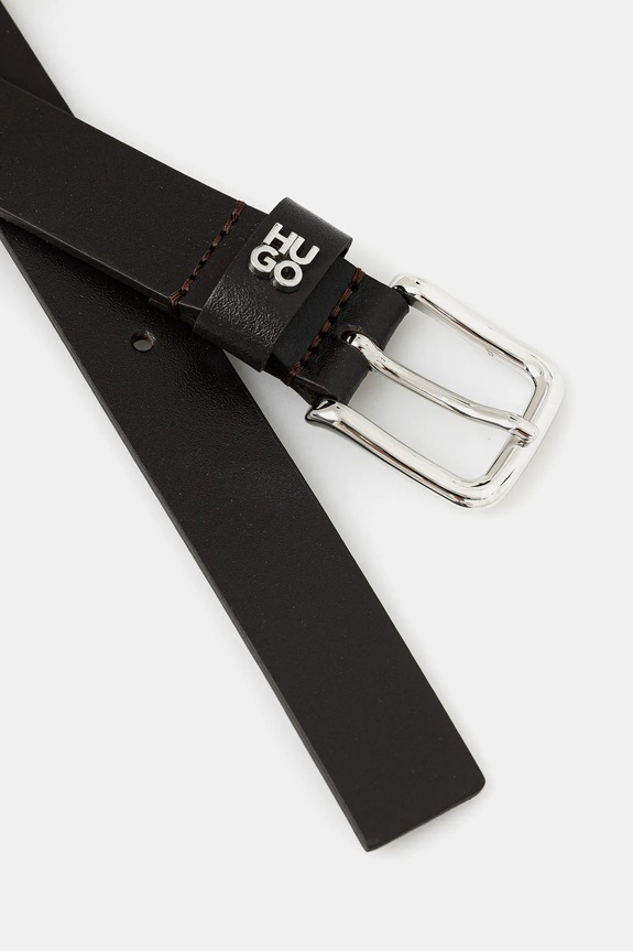 HUGO curea de piele 50552777 maro SS26