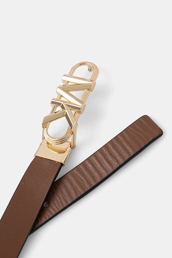 Obojstranný kožený opasok MICHAEL Michael Kors 29MKWB528999 hnedá AW25