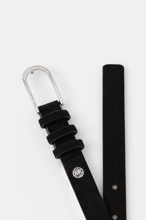 MICHAEL Michael Kors pasek skórzany 29MKWB529016 czarny AW25
