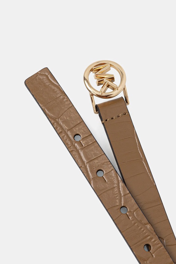 MICHAEL Michael Kors pasek 29MKWB528984 brązowy AW25