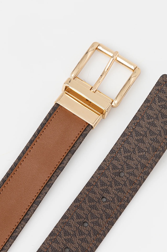 Accesorii MICHAEL Michael Kors curea cu două fețe 29MKWB529034 maro