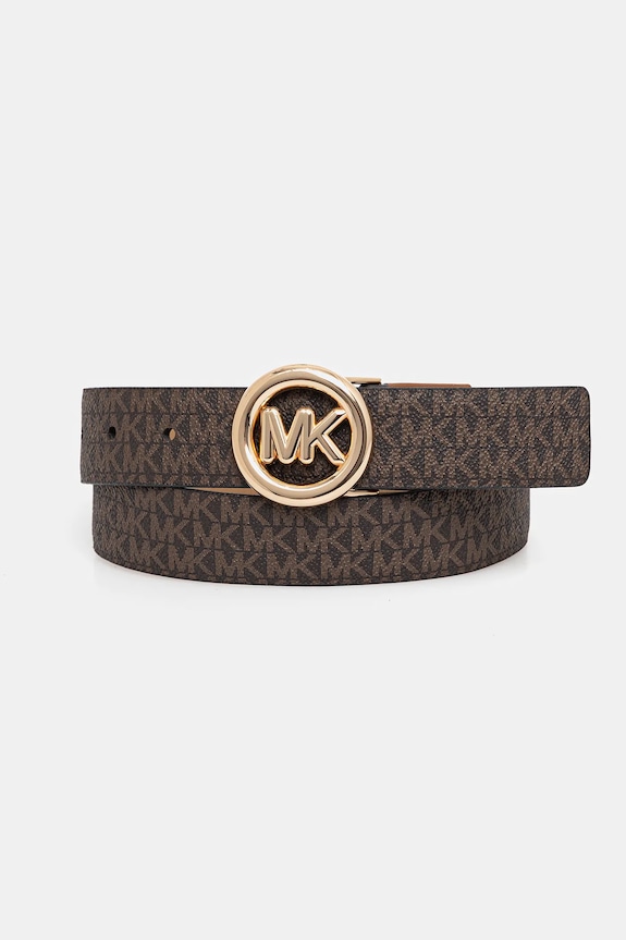 MICHAEL Michael Kors curea de damă cu imitație de piele maro 29MKWB536121