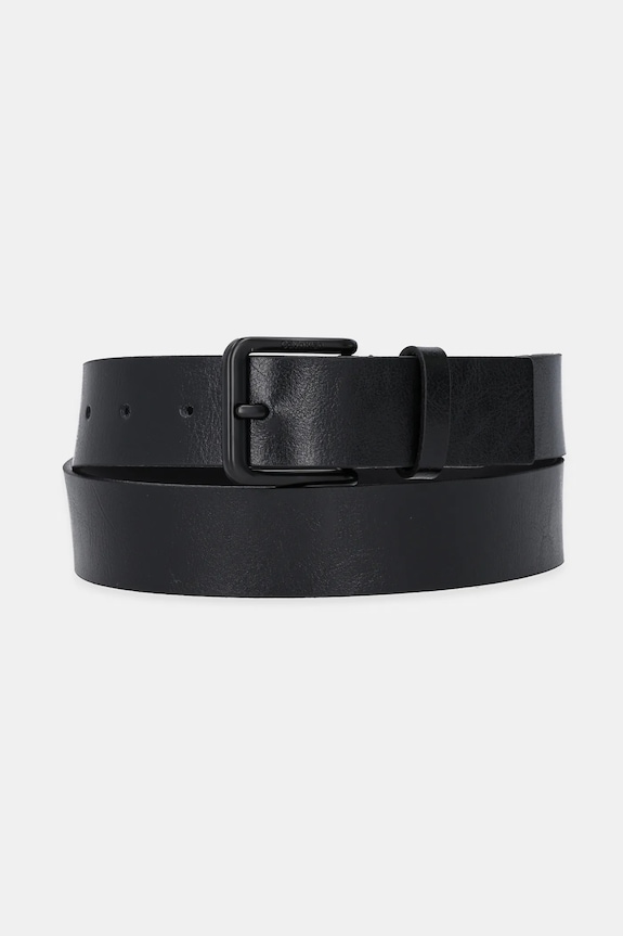 Kožený pásek Calvin Klein černá LV04G7032G