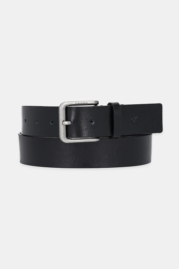 Kožený pásek Calvin Klein černá LV04G7035G
