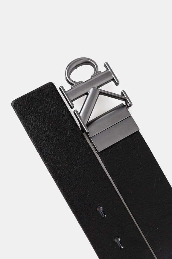 Doplňky Oboustranný kožený pásek Calvin Klein LV04G7026G hnědá