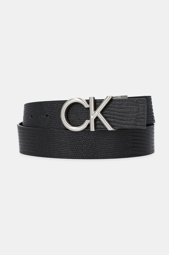Calvin Klein bőr öv fekete LV04D7036G
