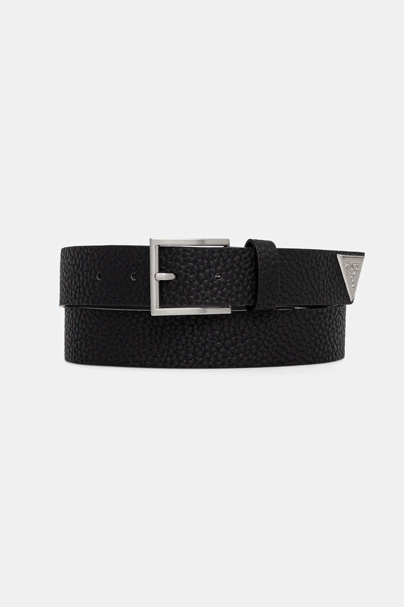 Guess pasek TORINO syntetyczny czarny BM7837.P5435