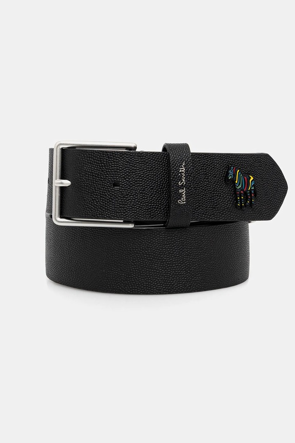Kožni remen Paul Smith Planet friendly crna M1A.8111.PMUZEB