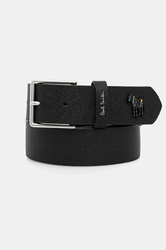 Kožni remen Paul Smith Planet friendly crna M1A.8111.PMUZEB
