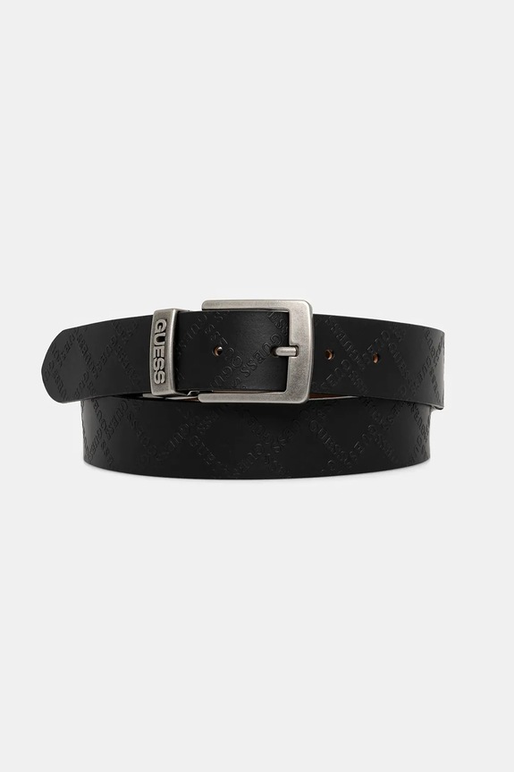 Obojstranný kožený opasok Guess čierna M5BZ31.L0361