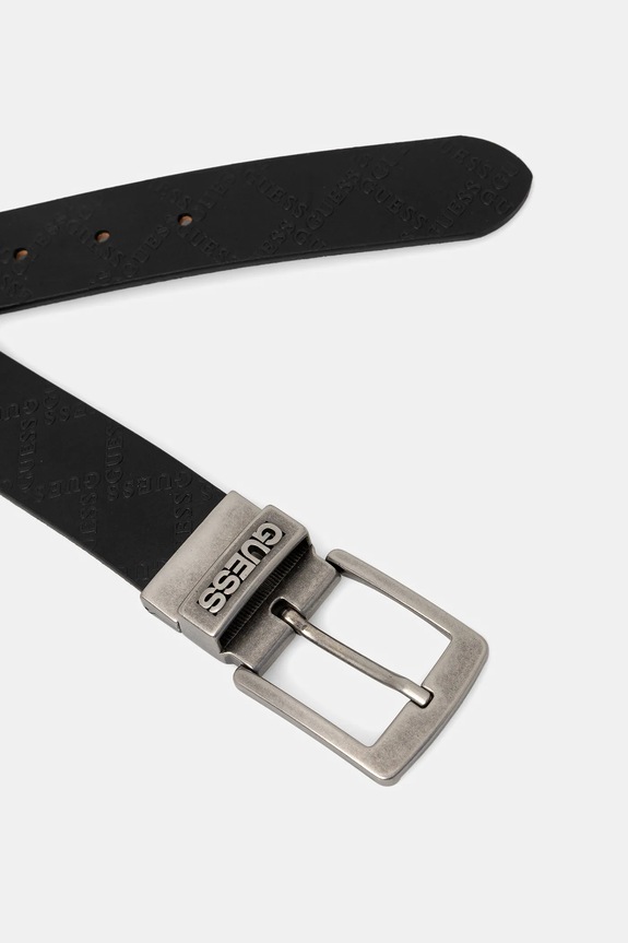 Obojstranný kožený opasok Guess M5BZ31.L0361 čierna AW25
