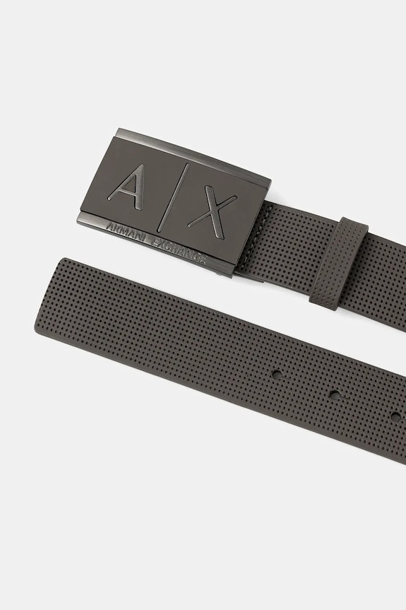 Armani Exchange pasek męski skórzany 951019.CC507. brązowy SS26
