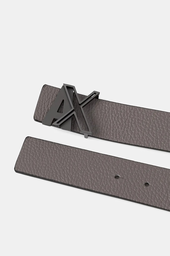 Armani Exchange cintura in pelle XM001740.AF17988 grigio AW25