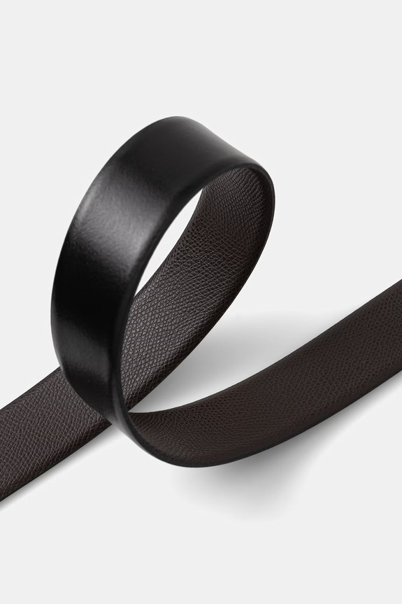 BOSS ζώνη διπλής όψης ανδρική δερμάτινη Otano-S_Sr35_pgr 50537112 μαύρο SS26