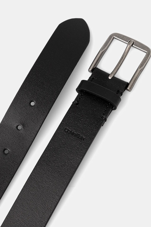 Δερμάτινη ζώνη Calvin Klein LV04D7055G μαύρο AW25