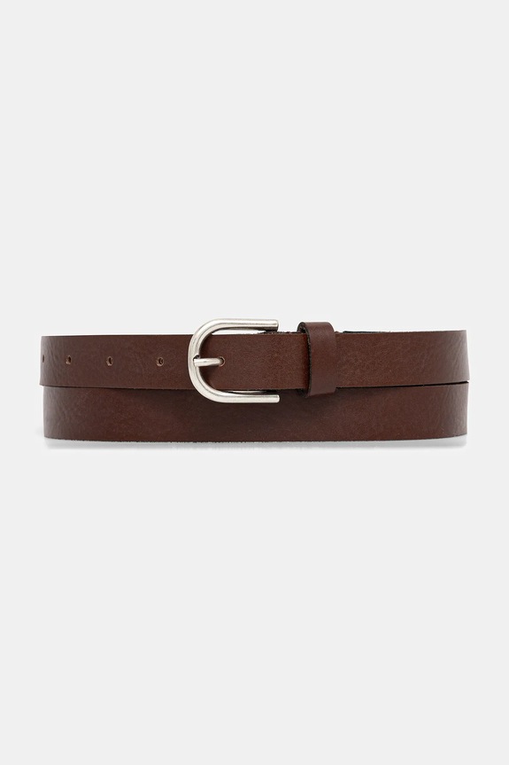 Kožený opasok G-Star Thin hnedá D25393.D981