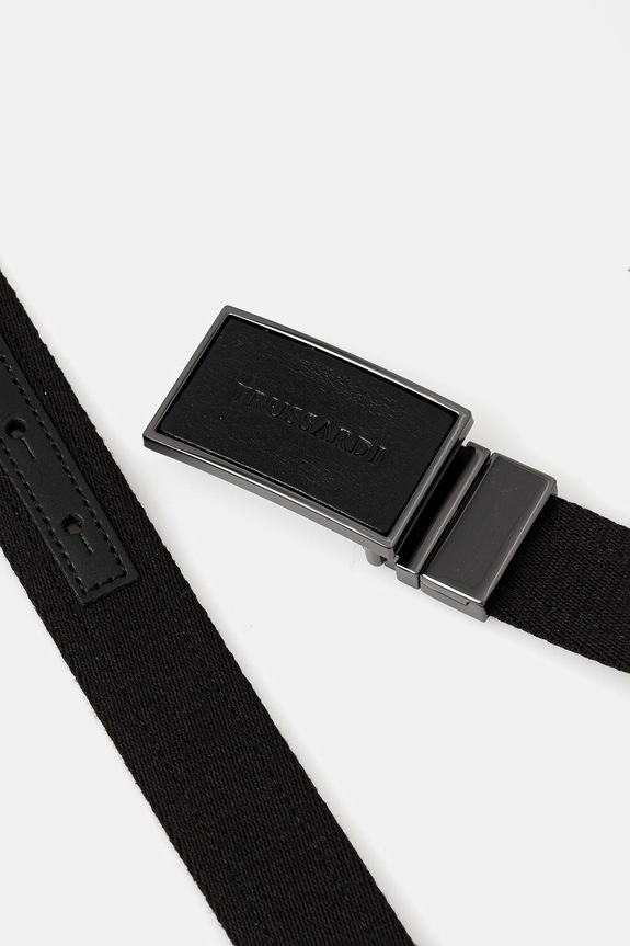 Ζώνη Trussardi B347B000013N μαύρο AW25
