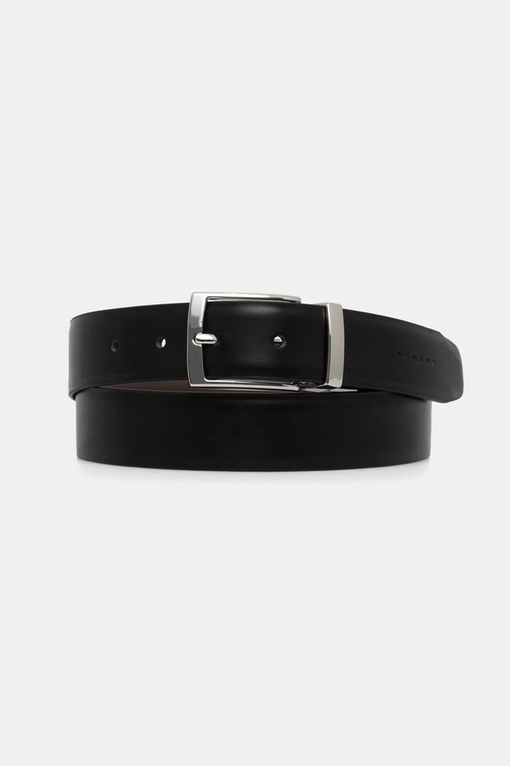Sisley cintura finta pelle fiore nero 65HPSL006