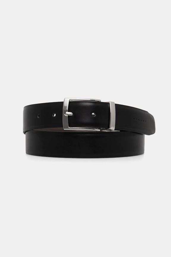 Sisley cintura finta pelle fiore nero 65HPSL006