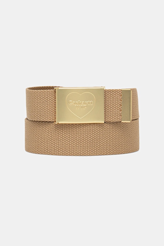 Carhartt WIP pasek Heart Clip beżowy I034631.2N1XX