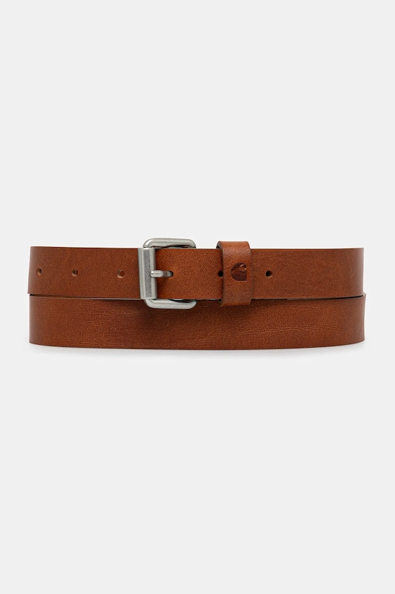 Carhartt WIP curea de piele Ryan Belt maro I032433.14EXX