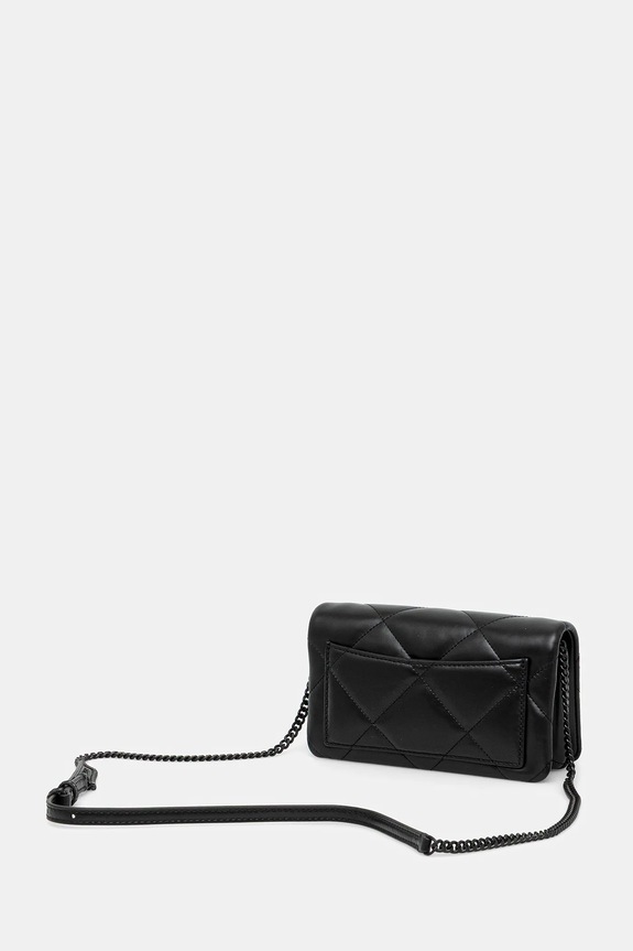 Tory Burch torebka skórzana Kira Diamond 170622.001 czarny AW25