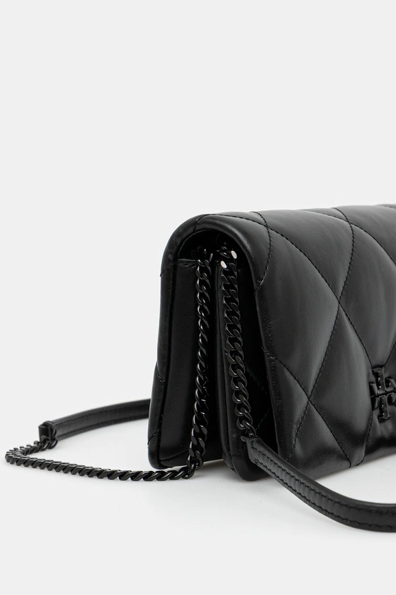 Akcesoria Tory Burch torebka skórzana Kira Diamond 170622.001 czarny
