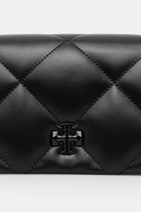Tory Burch torebka skórzana Kira Diamond czarny 170622.001