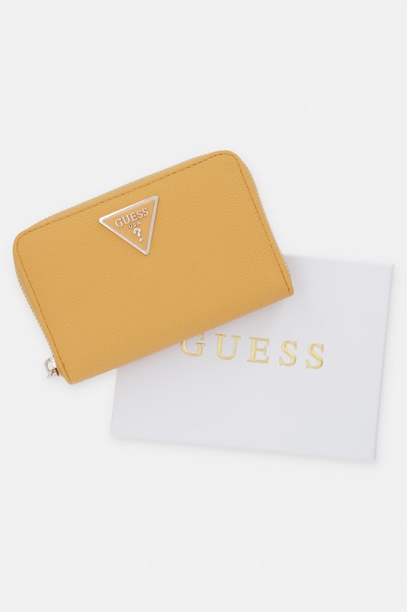 Guess portofel pentru femei, cu imitație de piele LAUREL SWBG74.59140 galben