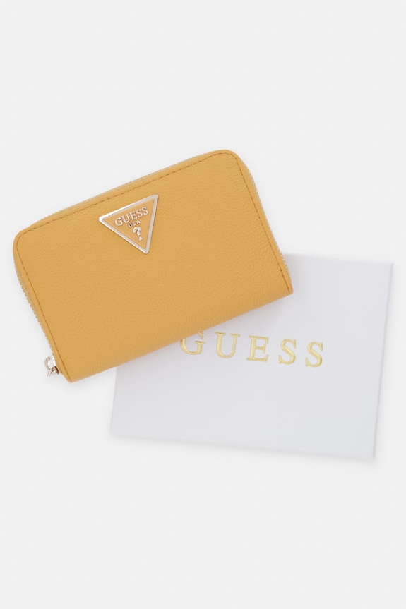 Guess portofel pentru femei, cu imitație de piele LAUREL SWBG74.59140 galben