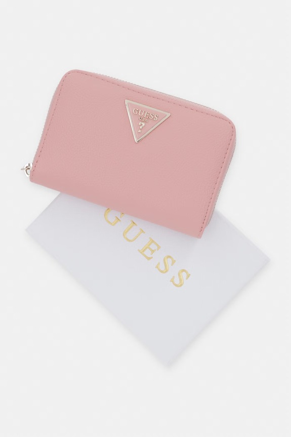 Guess peňaženka dámska z imitácie kože LAUREL SWBG74.59140 ružová