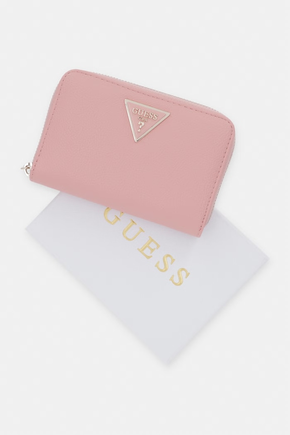 Guess peňaženka dámska z imitácie kože LAUREL SWBG74.59140 ružová
