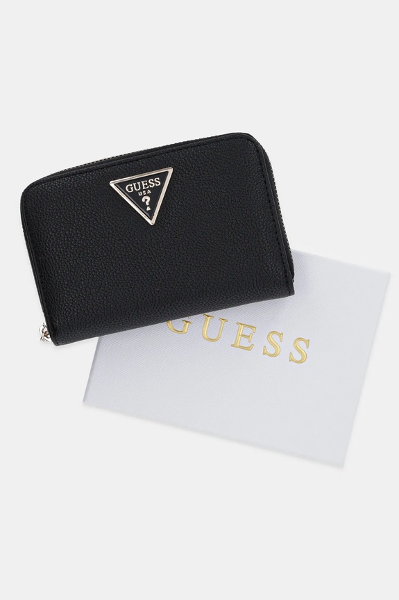 Guess peňaženka dámska z imitácie kože LAUREL SWBG74.59140 čierna