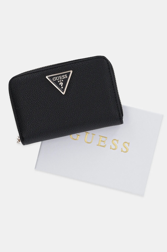 Guess peňaženka dámska z imitácie kože LAUREL SWBG74.59140 čierna