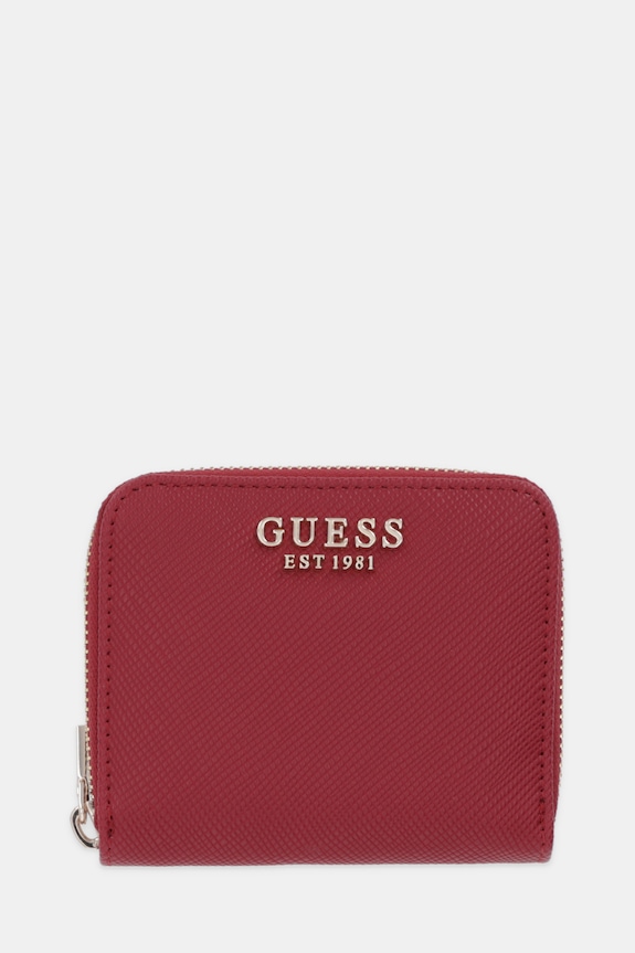 Guess portfel LAUREL imitacja skóry licowej czerwony SWZG74.59137