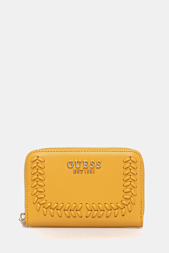 Гаманець Guess TATUM імітація лицьової шкіри жовтий SWNG96.67140