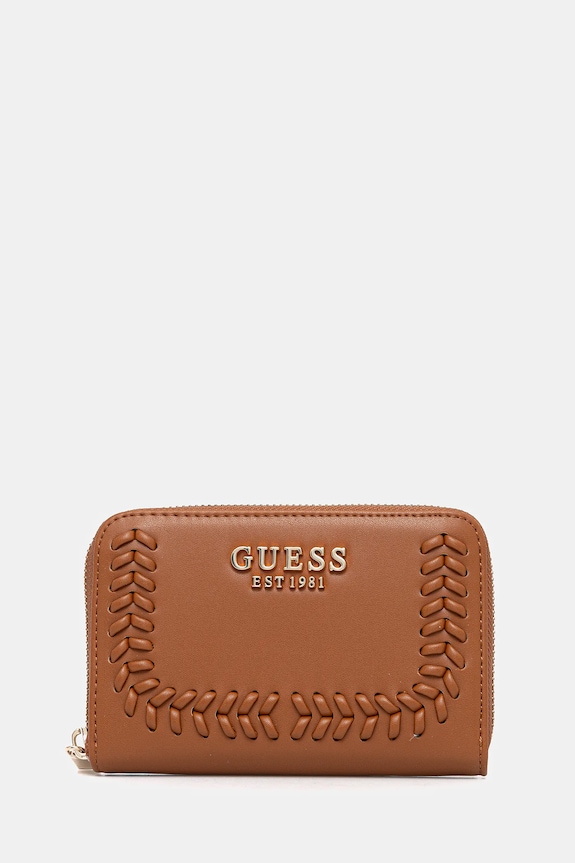 Гаманець Guess TATUM імітація лицьової шкіри коричневий SWNG96.67140