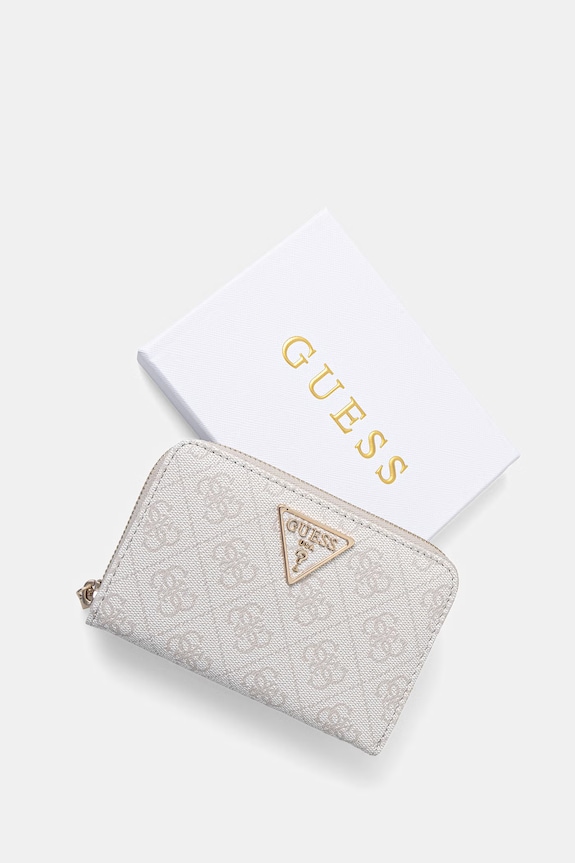 Guess portofel de damă cu imitație de piele LAUREL bej SWSG74.59140
