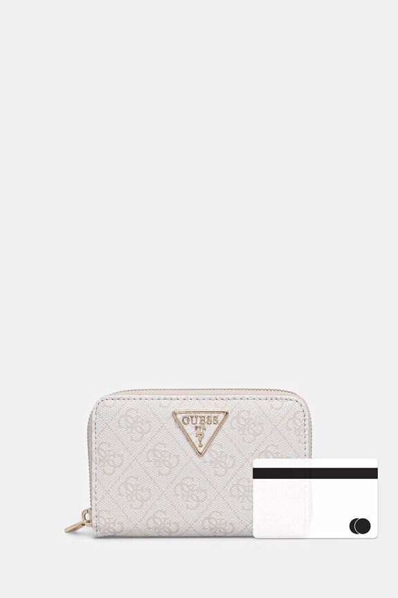 Guess portofel de damă cu imitație de piele LAUREL SWSG74.59140 bej