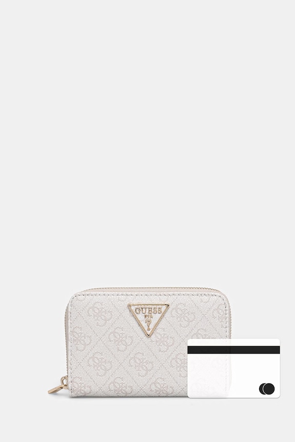Guess portofel de damă cu imitație de piele LAUREL SWSG74.59140 bej