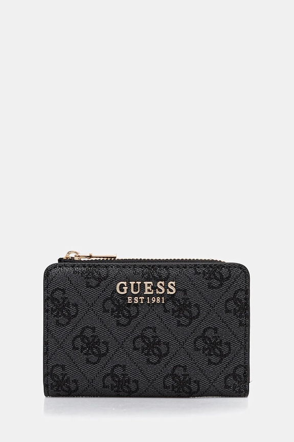 Guess portfel LAUREL imitacja skóry licowej szary SWSG74.59156