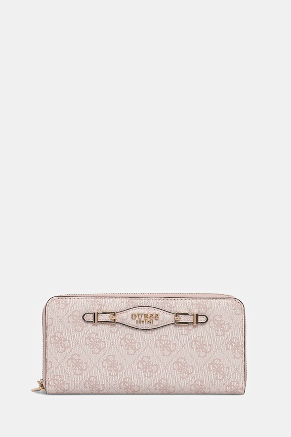 Guess portofel KATYA imitatie de piele roz SWSG96.52146