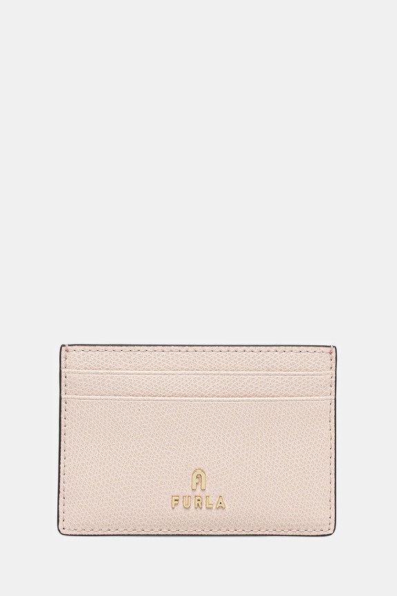 Kožni etui za kartice Furla etui za kartice roza WP00305.ARE000.0496S