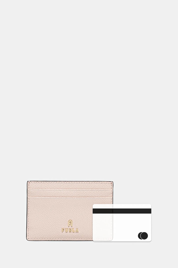 Kožni etui za kartice Furla roza WP00305.ARE000.0496S
